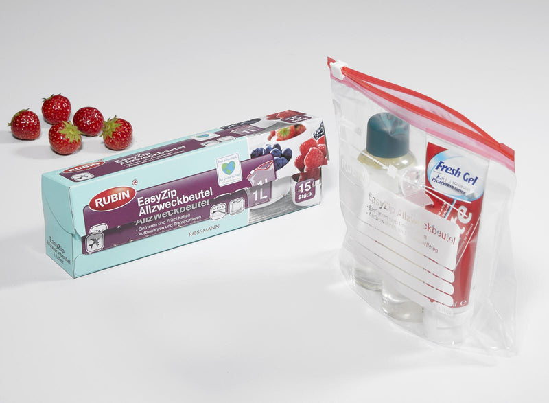 RUBIN Gefrierbeutel 4305615453781 transparent 1,0 l