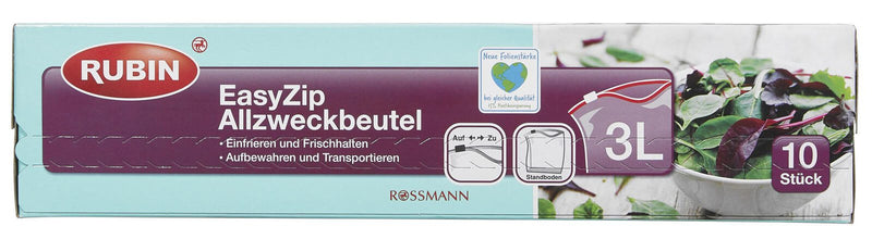 RUBIN Gefrierbeutel 4305615453798 transparent 3,0 l