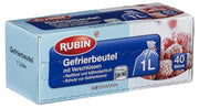 RUBIN Gefrierbeutel 4305615428963 transparent 1,0 l