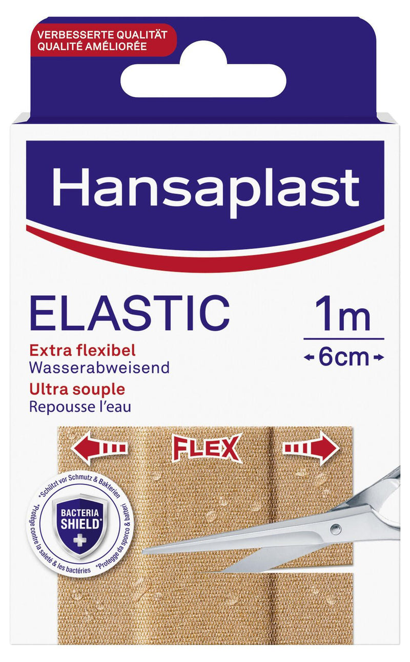 Hansaplast Pflaster ELASTIC 6 cm x 10 cm