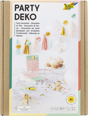 folia Herze Dekoartikel mehrfarbig