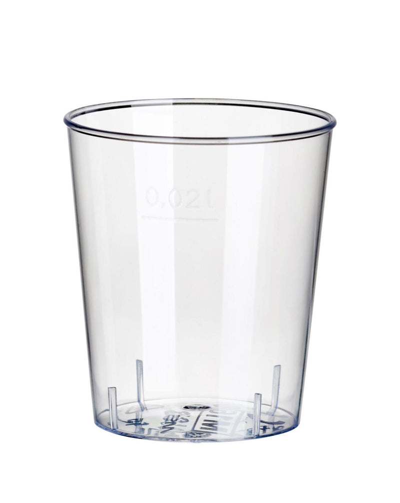STARPAK Einweg-Schnapsgläser 3.7 cm 2,0 cl glasklar