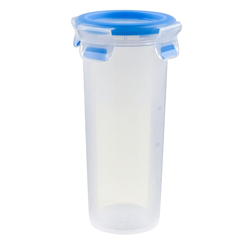 emsa Frischhaltedose CLIP & CLOSE 17.7 cm hoch 0,5 l transparent, blau