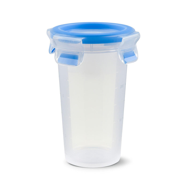 emsa Frischhaltedose CLIP & CLOSE 13.3 cm hoch 0,35 l transparent, blau