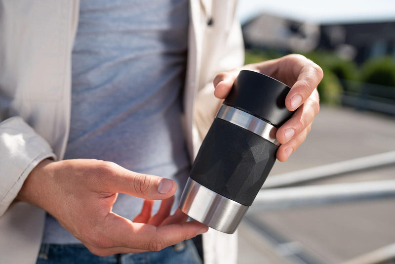 emsa Isolierbecher Travel Mug Compact 0,3 l schwarz