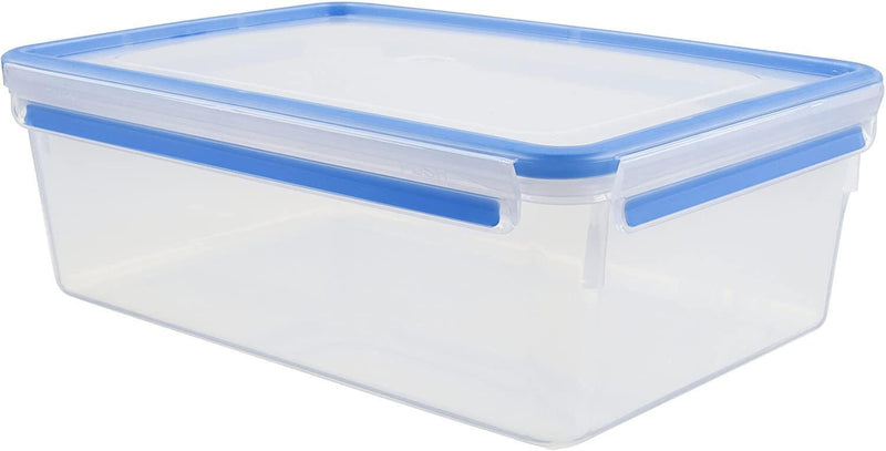 emsa Frischhaltedose CLIP & CLOSE 11.1 cm hoch 5,4 l transparent, blau