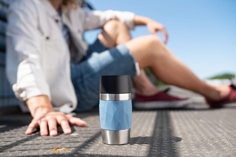emsa Isolierbecher Travel Mug Compact 0,3 l blau