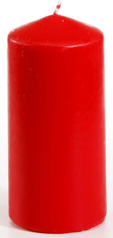 PAPSTAR Kerze 13 cm rot