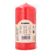 PAPSTAR Kerze 13 cm rot