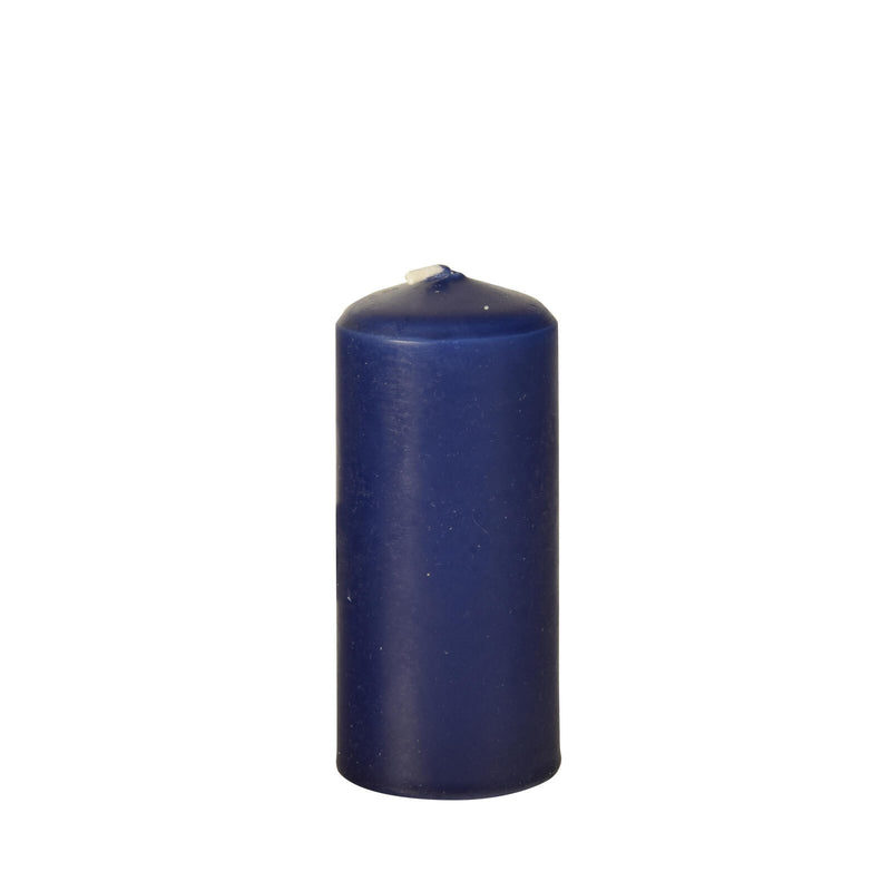 PAPSTAR Stumpenkerzen 9 cm dunkelblau