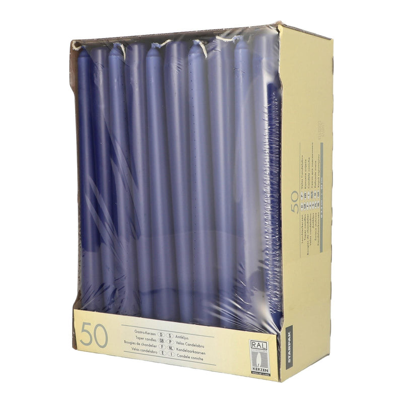 PAPSTAR Kerzen 25 cm dunkelblau