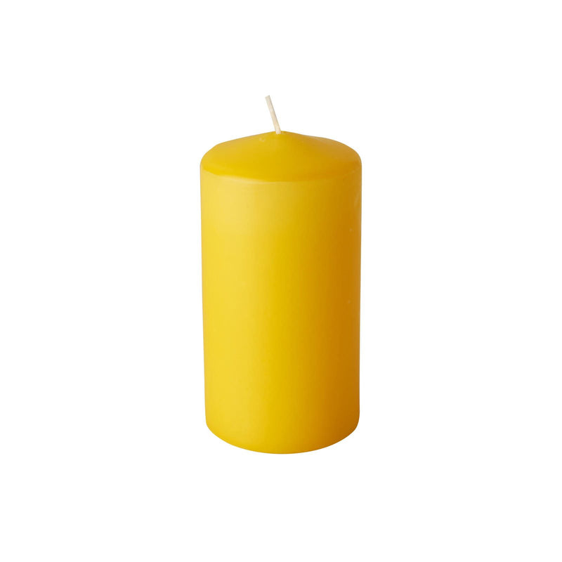 PAPSTAR Stumpenkerze 11.5 cm goldgelb