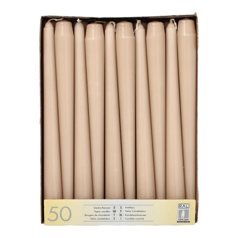 PAPSTAR Kerzen 25 cm puder
