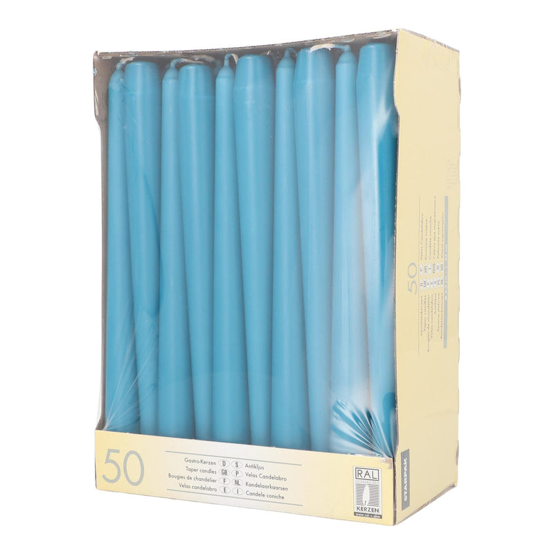 PAPSTAR Kerzen 25 cm türkis