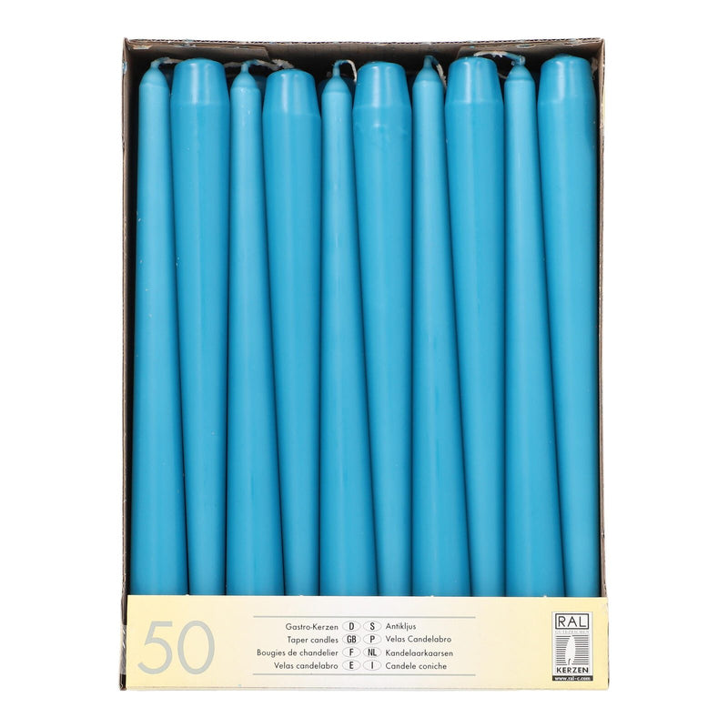 PAPSTAR Kerzen 25 cm türkis