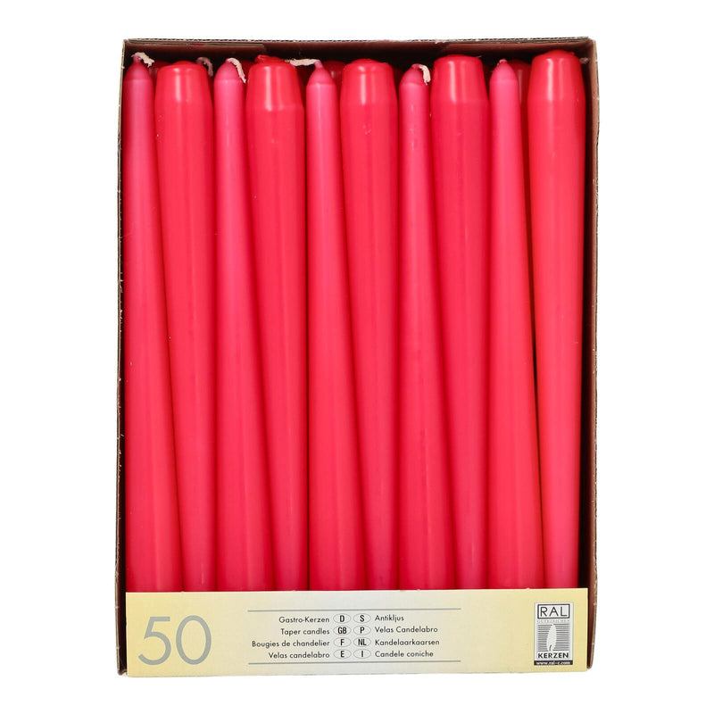 PAPSTAR Kerzen 25 cm fuchsia