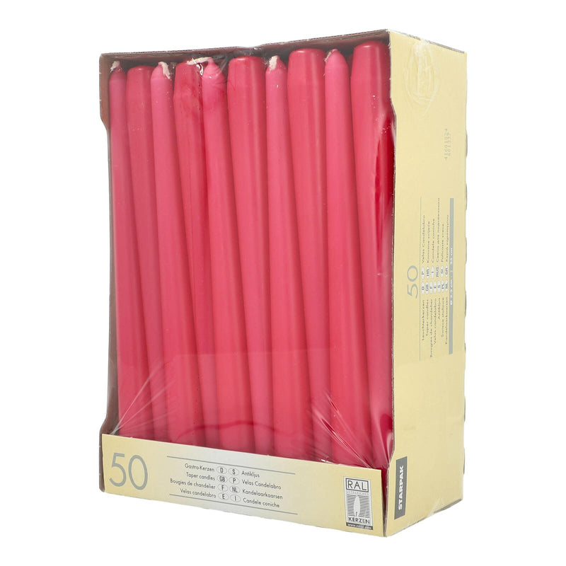 PAPSTAR Kerzen 25 cm fuchsia
