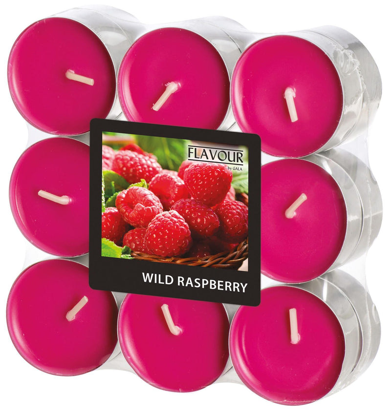 FLAVOUR by GALA Teelichter 1.7 cm weinrot
