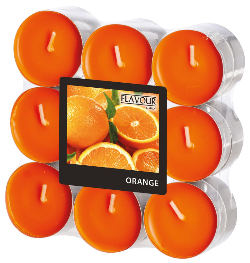 FLAVOUR by GALA Teelichter 1.7 cm orange
