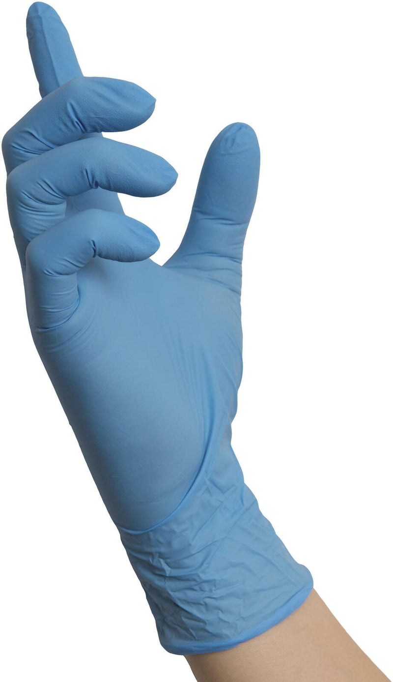 NITRAS® Einmalhandschuhe BLUE WAVE M blau