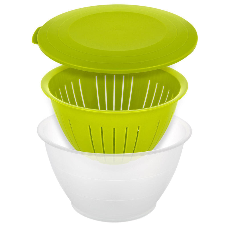 WESTMARK Olympia Schüssel 4,4 l transparent/grün