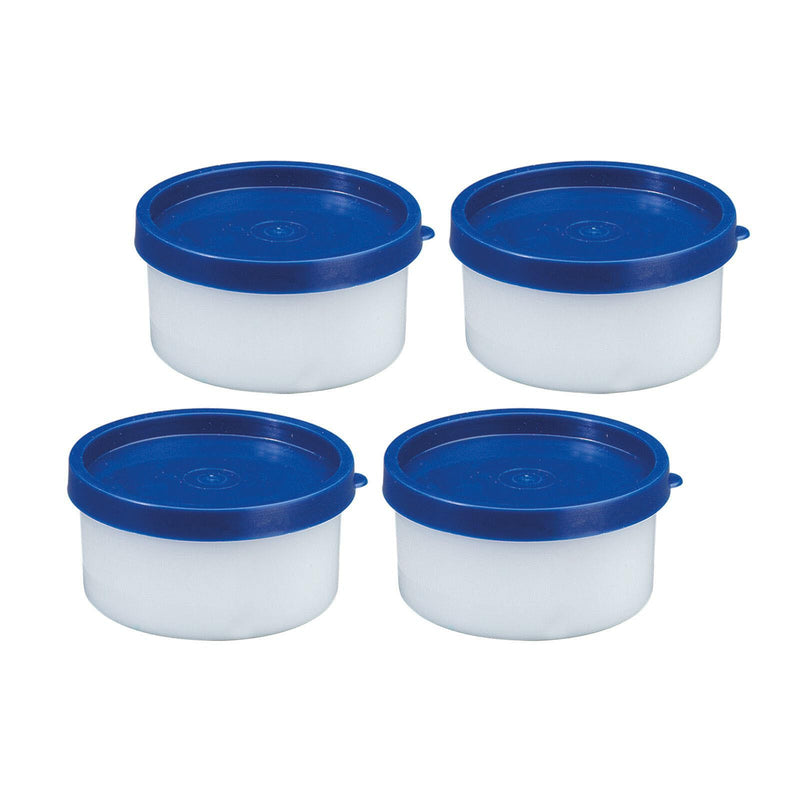 WESTMARK Frischhaltedosen Trio 3.9 cm hoch 0,1 l weiß, blau