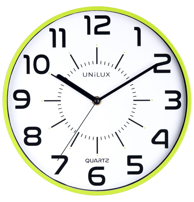 unilux Wanduhr Pop Ø 30 cm grün