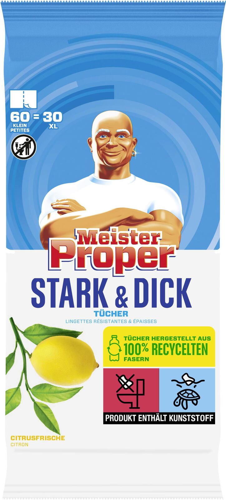 Mr. PROPER feuchte Allzweck-Reinigungstücher STARK & DICK 1-lagig