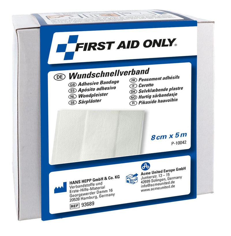 FIRST AID ONLY Pflaster 8 cm x 5 m weiß