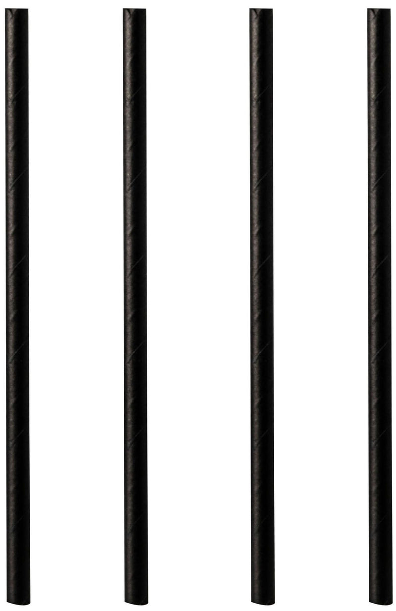 PAPSTAR Strohhalme pure schwarz