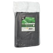 PAPSTAR Strohhalme pure schwarz
