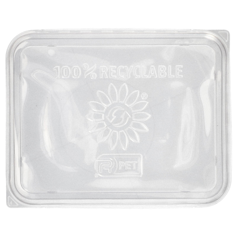 STARPAK Deckel für Einweg-Menüschalen transparent