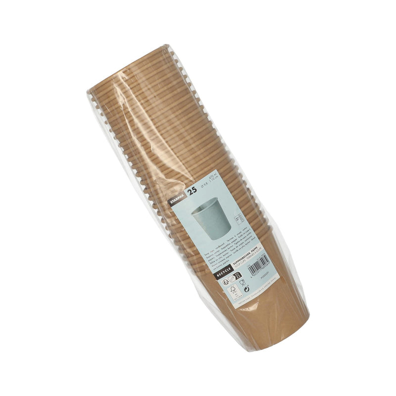 STARPAK Einweg-Suppenbecher 9.8 cm 0,47 l braun