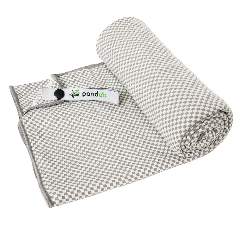 pandoo S Badetuch 40 cm x 80 cm grau