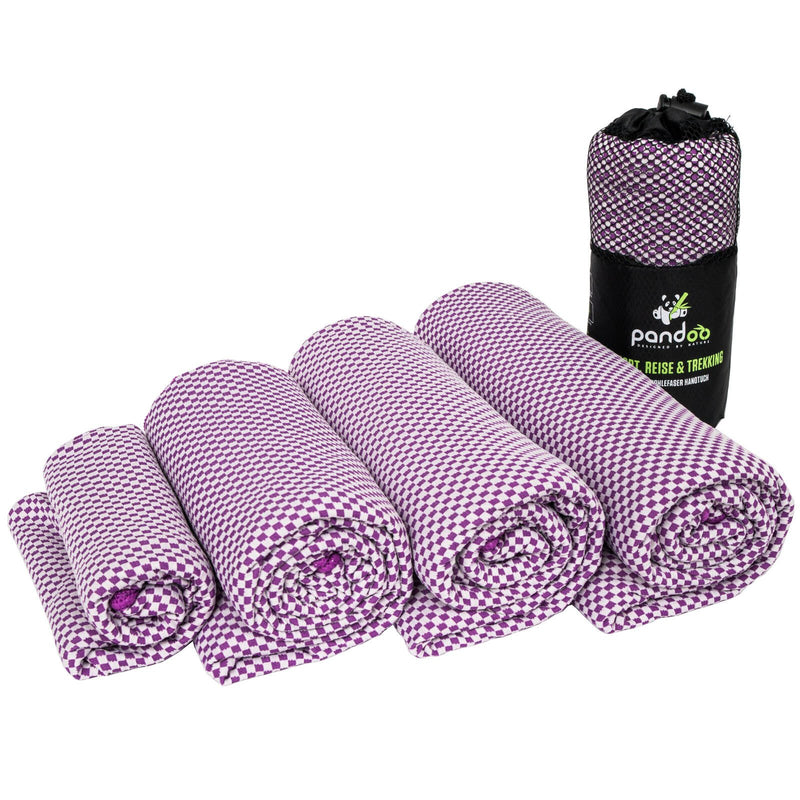 pandoo L Badetuch 80 cm x 160 cm violett