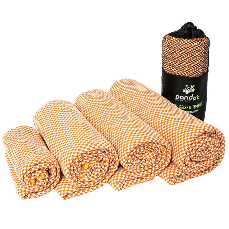 pandoo S Badetuch 40 cm x 80 cm orange