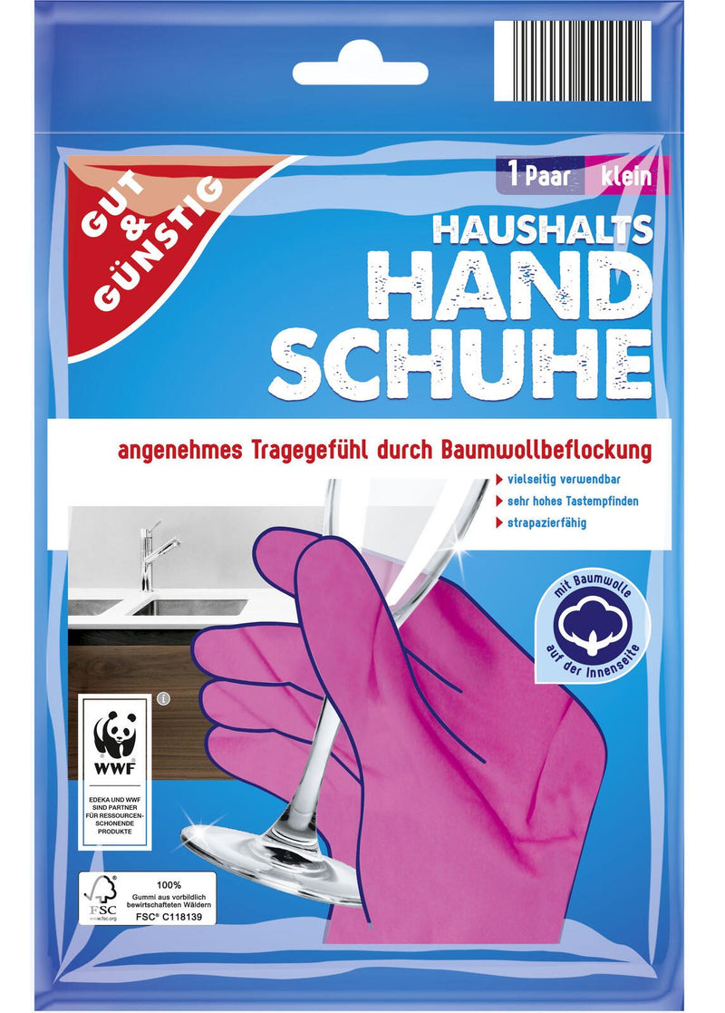 GUT&GÜNSTIG Einmalhandschuhe S rosa
