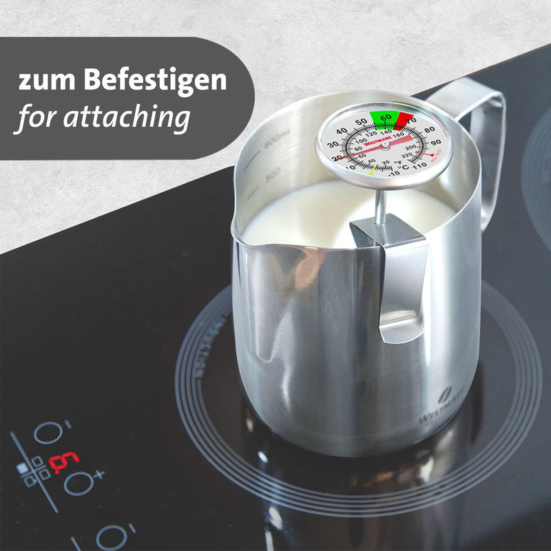 WESTMARK Milch-Thermomter mit Clip Thermometer silber