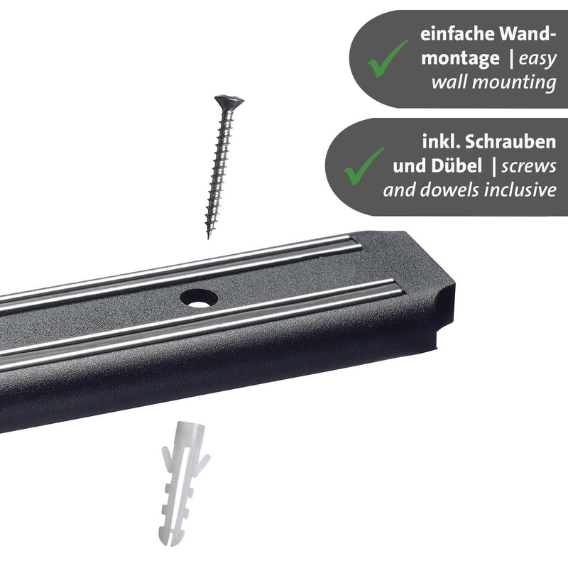 WESTMARK Magnetleiste 5,0 x 38,0 cm schwarz