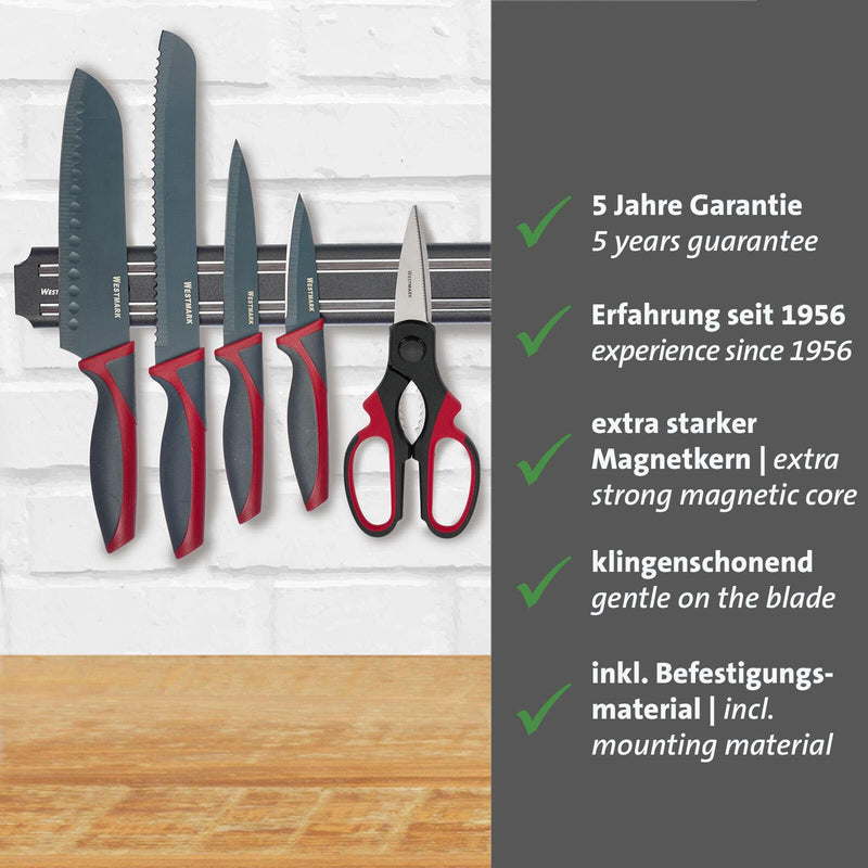 WESTMARK Magnetleiste 5,0 x 38,0 cm schwarz