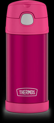 THERMOS® Isolier-Trinkflasche FUNTAINER Kids Straw 0,35 l pink