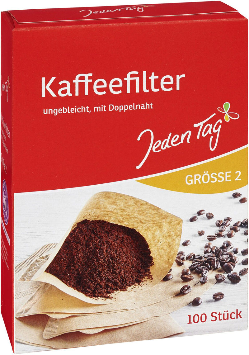 Jeden Tag Kaffeefilter Gr. 2