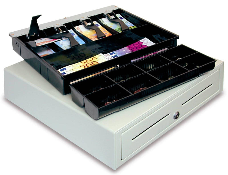 OLYMPIA Geldkassette Magic Touch lichtgrau