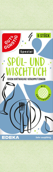 GUT&GÜNSTIG Spültücher Mikrofaser 60 °C waschbar