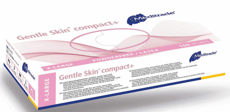 Meditrade® Einmalhandschuhe Gentle Skin® compact+ XL weiß