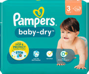Pampers® Windeln Baby Dry Größe 3 (6-10kg) für Babys und Kleinkinder (4-18 Monate)