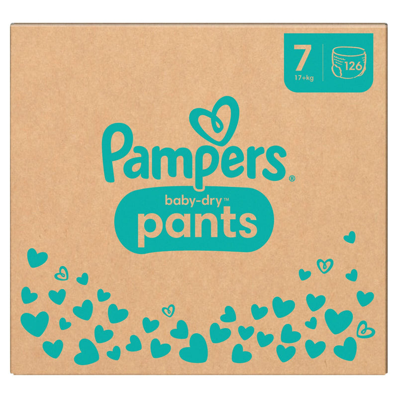 Pampers® Windeln Baby Dry Größe 7 (17+kg) für Kids und Teens (4-12 Jahre)