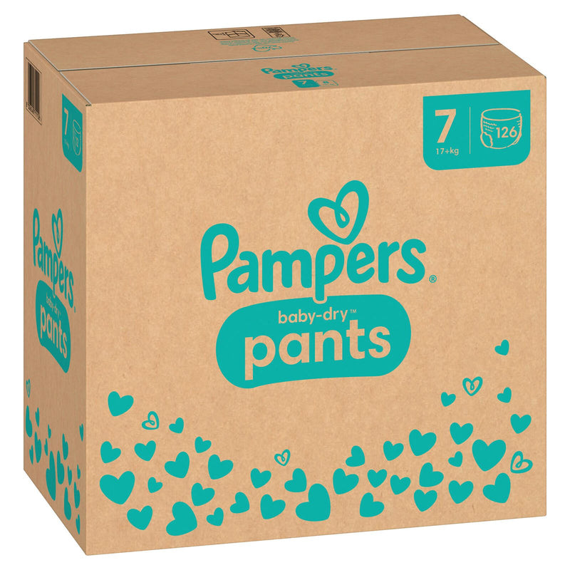 Pampers® Windeln Baby Dry Größe 7 (17+kg) für Kids und Teens (4-12 Jahre)