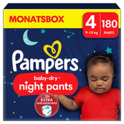 Pampers® Windeln Baby Dry Night Pants Größe 4 (9-15kg) für Babys und Kleinkinder (4-18 Monate)