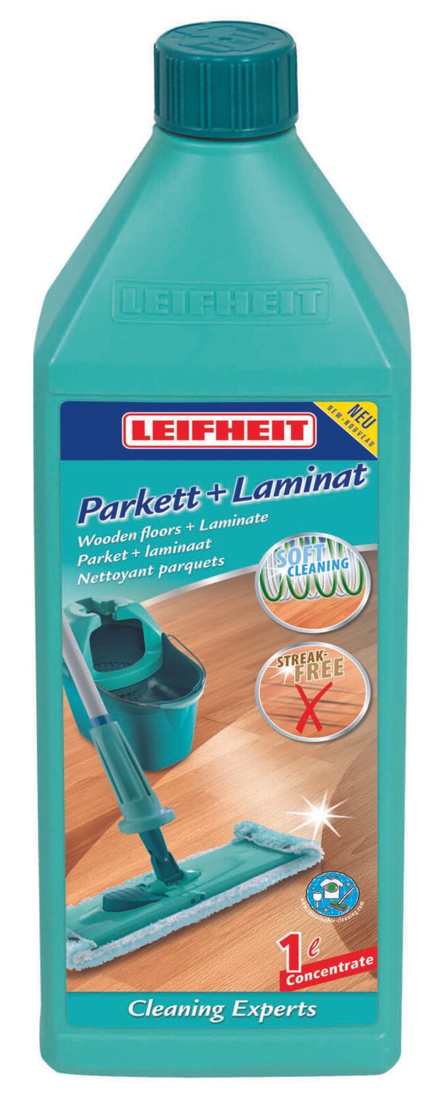 LEIFHEIT Parkett und Laminat Holzreiniger Parkett und Laminat 1,0 l